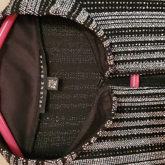 Helene Blake metallic 2 piece top set - Picture 3 of 7